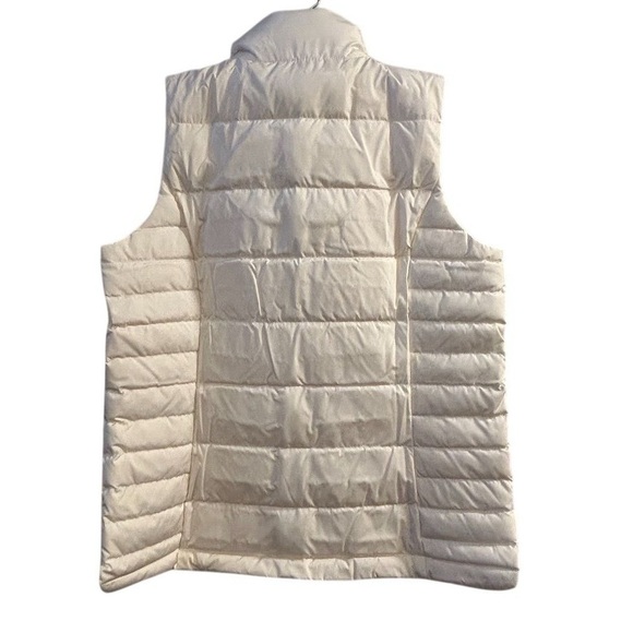 Lands' End Women's Ivory Down Puffer Vest Winter Casual M, LP, 1X - Picture 6 of 16